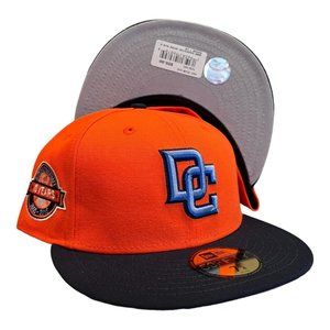 New Era Washington Nationals Orange Crush 59FIFTY Fitted Hat 10 Year Patch